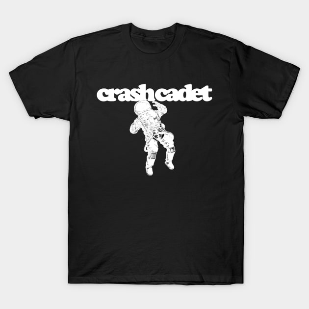 Crash Cadet Cosmonaut-White T-Shirt by Crash Cadet